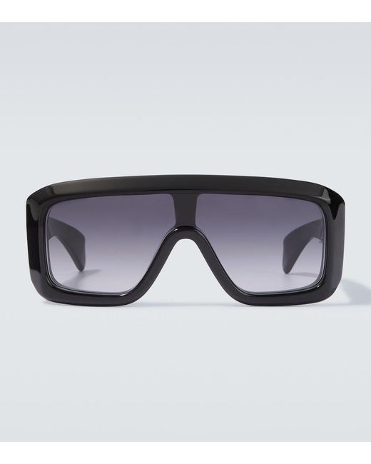 Jacques Marie Mage Blue Pausa Shield Sunglasses for men