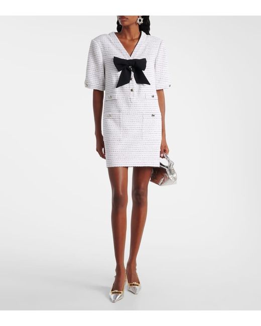 Abito Corto di Alessandra Rich in White