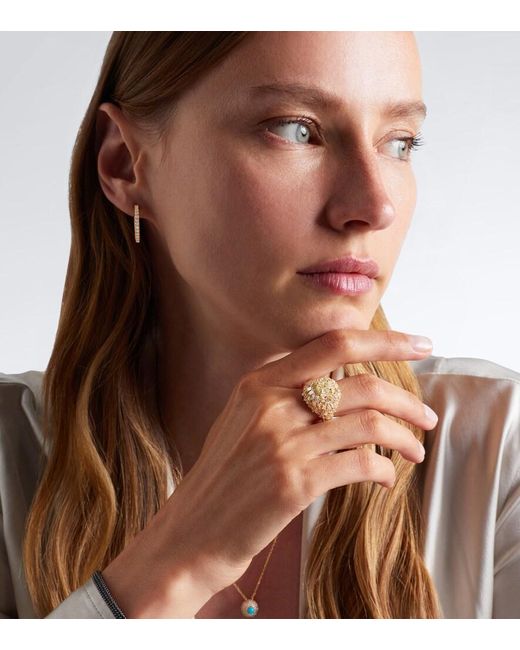 Suzanne Kalan White 18Kt Ring With Diamonds