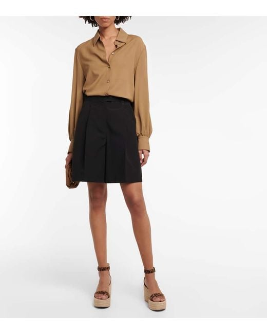 Gianvito Rossi Natural Portofino Suede Espadrille Wedges