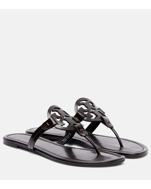 Tory Burch White Sandalen Miller Aus Leder