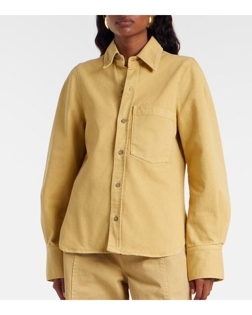 Victoria Beckham Natural Denim Shirt