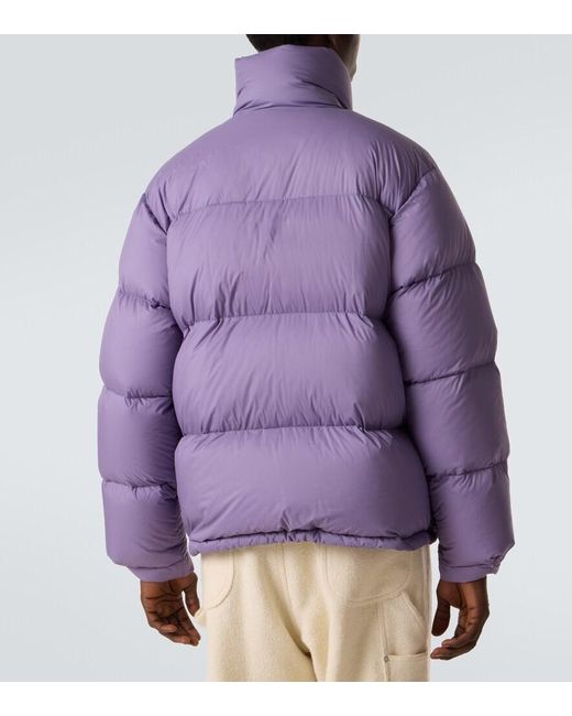 Auralee Purple Ripstop Down Jacket for men
