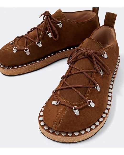 Stringate Rivet di Loewe in Brown da Uomo