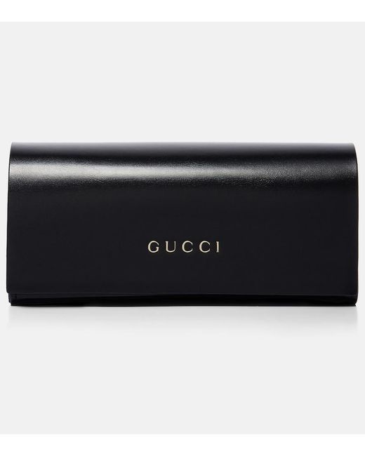 Gucci Natural Signoria Rectangular Glasses
