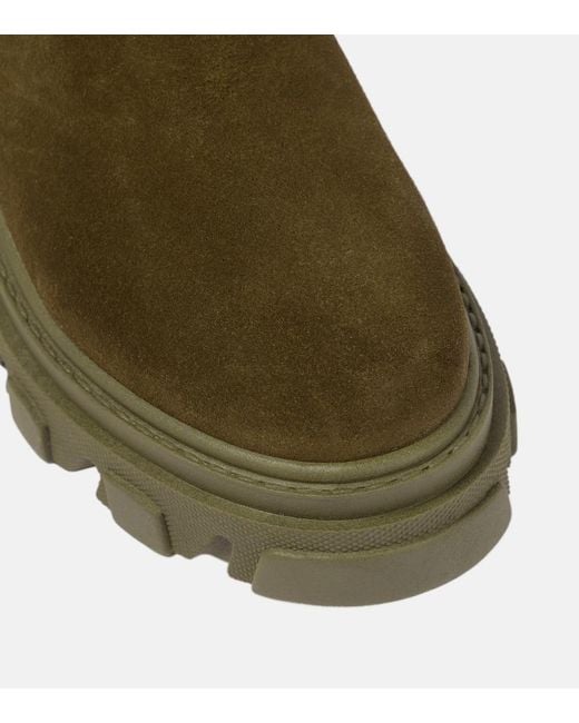 Gia Borghini Green Gia 23 Suede Boots