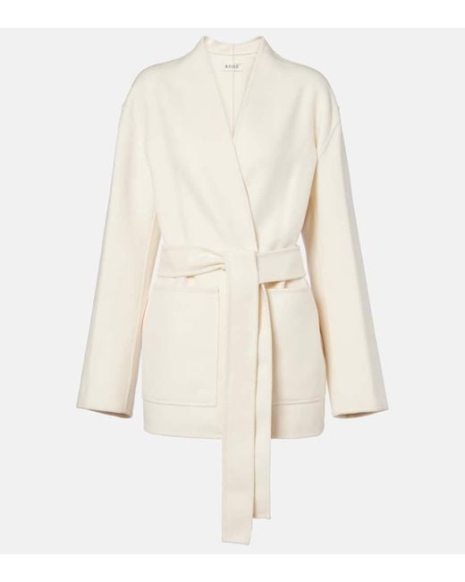 Rohe Natural Jacke Aus Wolle