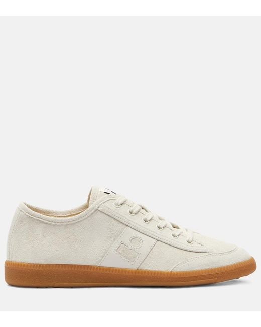 Isabel Marant White Klyce Suede Sneakers
