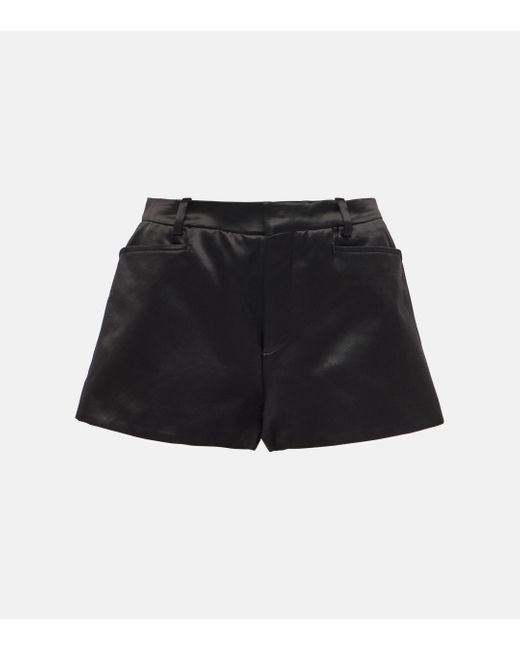 Tom Ford Black Cotton-blend Shorts