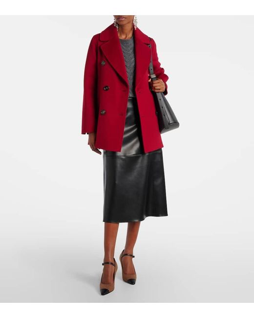 Gonna Midi Plata di Max Mara in Black