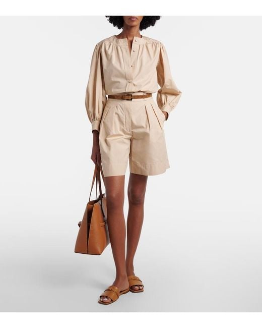 Tod's Brown Leather Slides