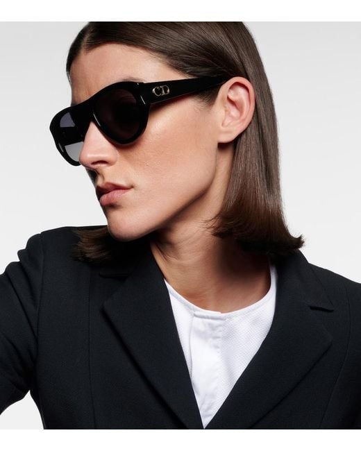 Dior Blue Diorglow A1I Aviator Sunglasses