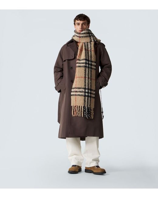 Sciarpa di Burberry in Natural da Uomo
