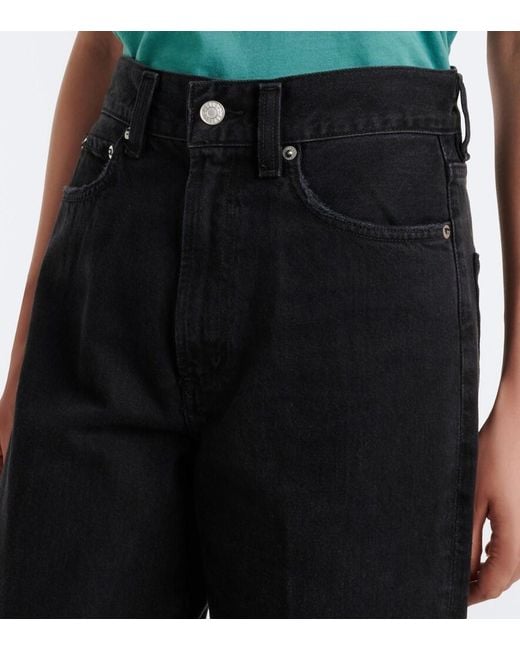 Agolde Black '80S Straight Jeans