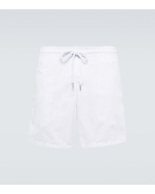Vilebrequin White Drawstring Swim Shorts for men