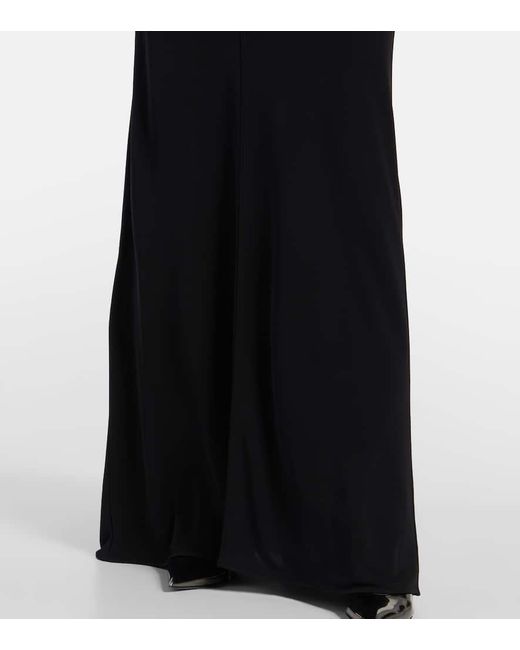 Stella McCartney Black Crepe Jersey Gown