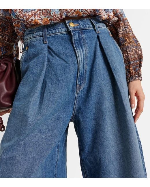 Jean Wide April Ulla Johnson en coloris Blue