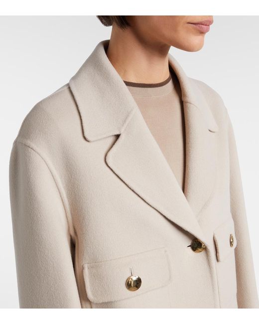 Max Mara Natural Virgin Wool Jacket
