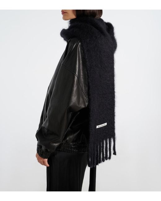 Sciarpa Kooder di Acne in Black