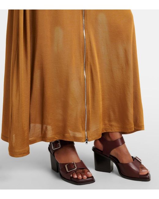 Lemaire Natural Jersey Maxi Dress
