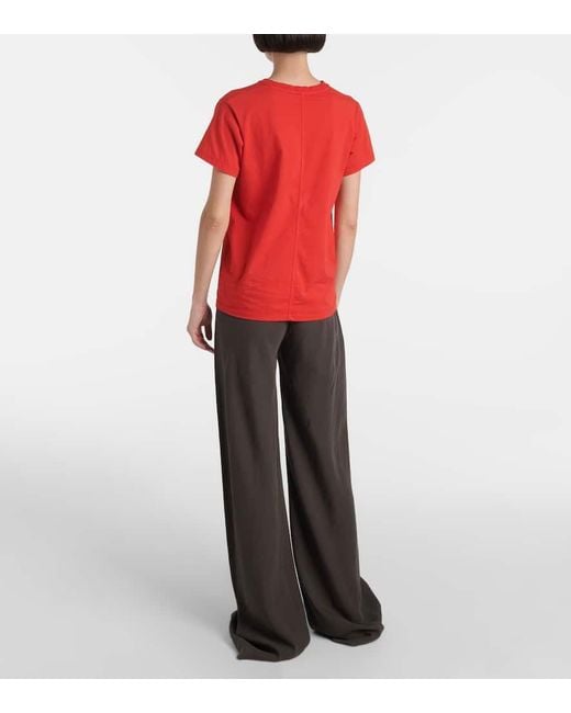 Camiseta Florie De Jersey De Algodon The Row de color Red