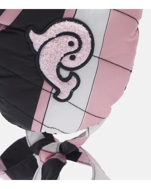 Emilio Pucci Black Iride Ski Hat