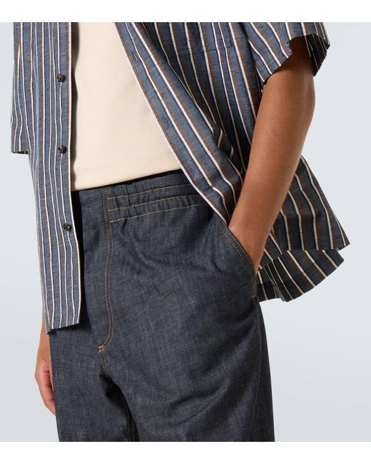 Jeans Regular A Vita Media di Bottega Veneta in Blue da Uomo