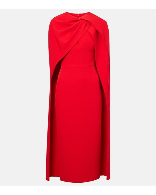 Robe Midi Safiyaa en coloris Red