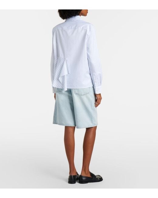 Agolde Blue Ramona Denim Bermuda Shorts