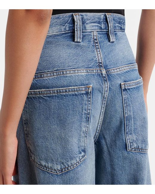 Agolde Blue Lantern Barrel-Leg Jeans