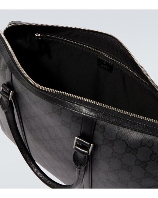 Gucci Black Essence Classic Medium Briefcase for men