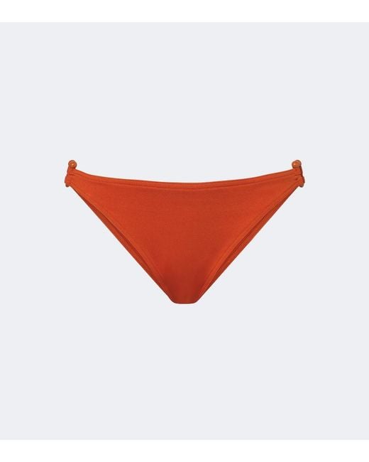 Eres Red Clutch Bikini Bottoms