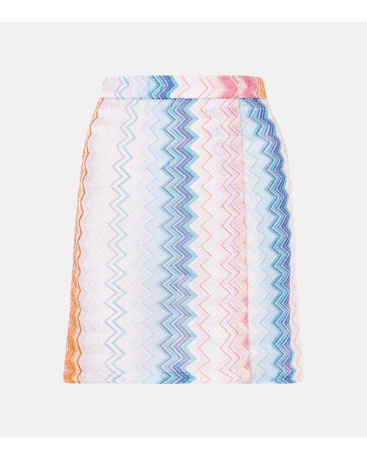 Missoni Blue Zigzag Beach Cover-Up