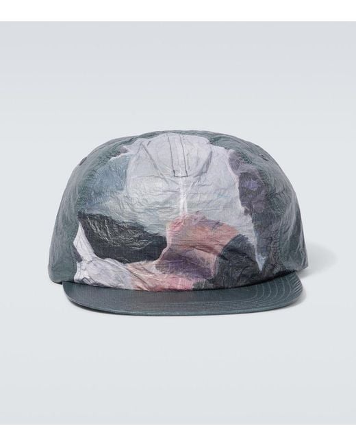 Undercover Blue X Kijima Takayuki Printed Tyvek Baseball Cap for men