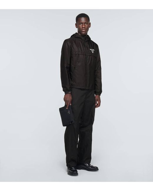 Prada Black Re-Nylon Pouch for men