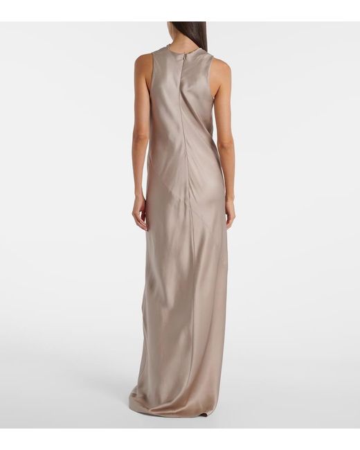 Brunello Cucinelli Natural Silk Gown