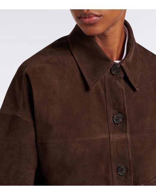 Arma Brown Kaylee Suede Shirt