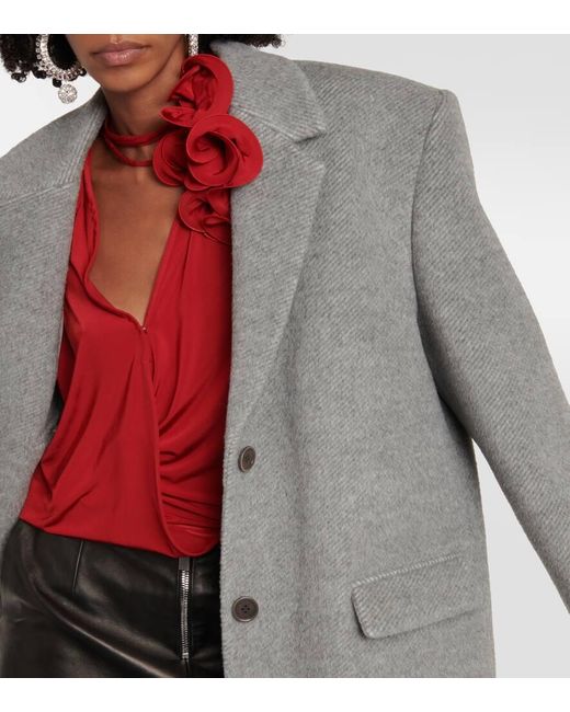 Cappotto Monopetto di Magda Butrym in Gray