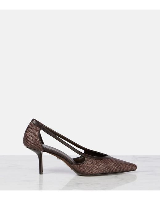 Escarpins Straw Max Mara en coloris Brown