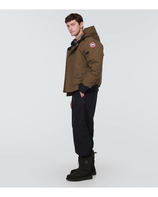 Canada Goose Black Crofton Fold Puffer Boots for men