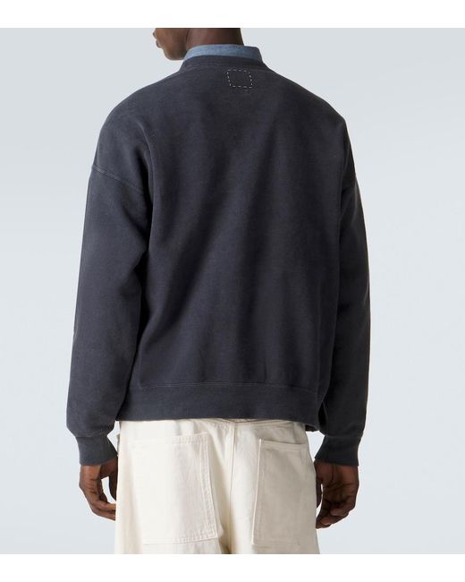 Sudadera Jumbo En Jersey De Algodon Visvim de hombre de color Blue