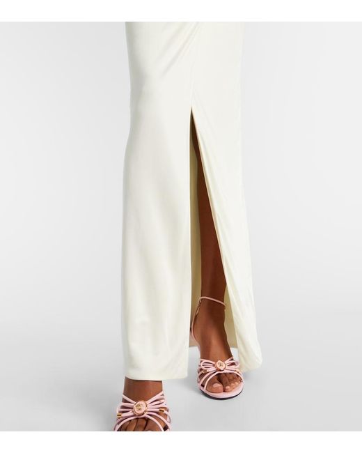 Robe Longue Medusa '95 Versace en coloris White
