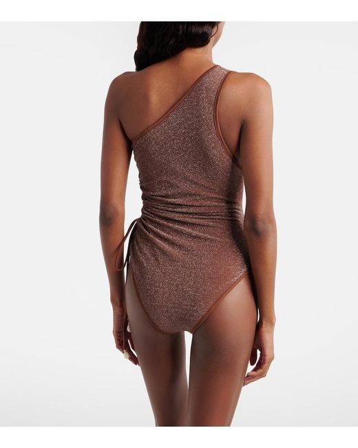 Johanna Ortiz Brown Cutout Swimsuit
