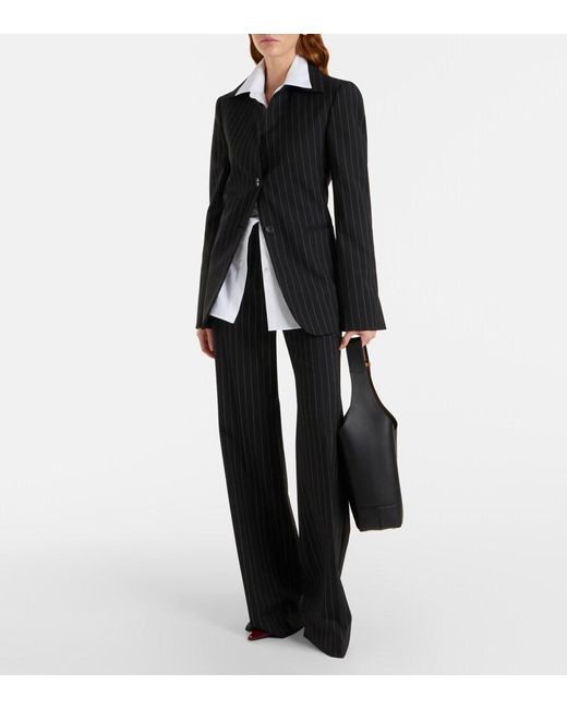 Tod's Black Di Bag Folio Leather Shoulder Bag