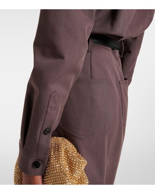 Self-Portrait Brown Belted Midi Dress
