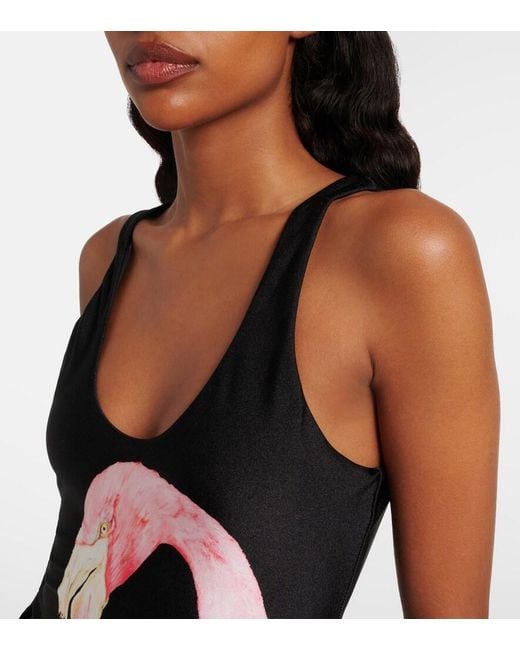 Chloé Black Printed Swimsuit