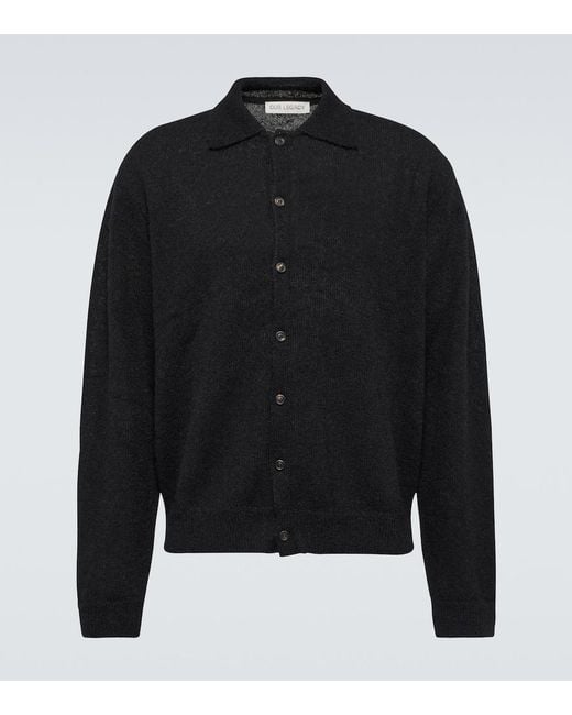 Our Legacy Black Alpaca-Blend Cardigan for men