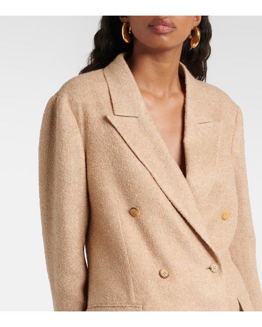 Gabriela Hearst Natural Amergin Boucle Gauze Jacket