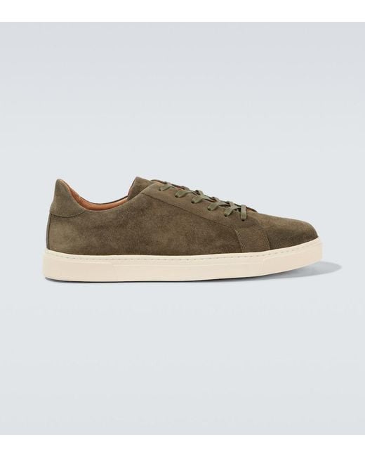 George Cleverley Brown Jack Ii Suede Sneakers for men