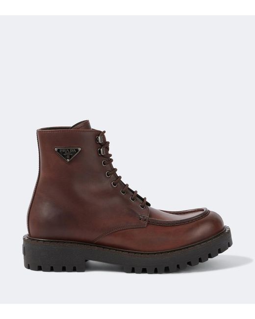 Stivaletti di Prada in Brown da Uomo
